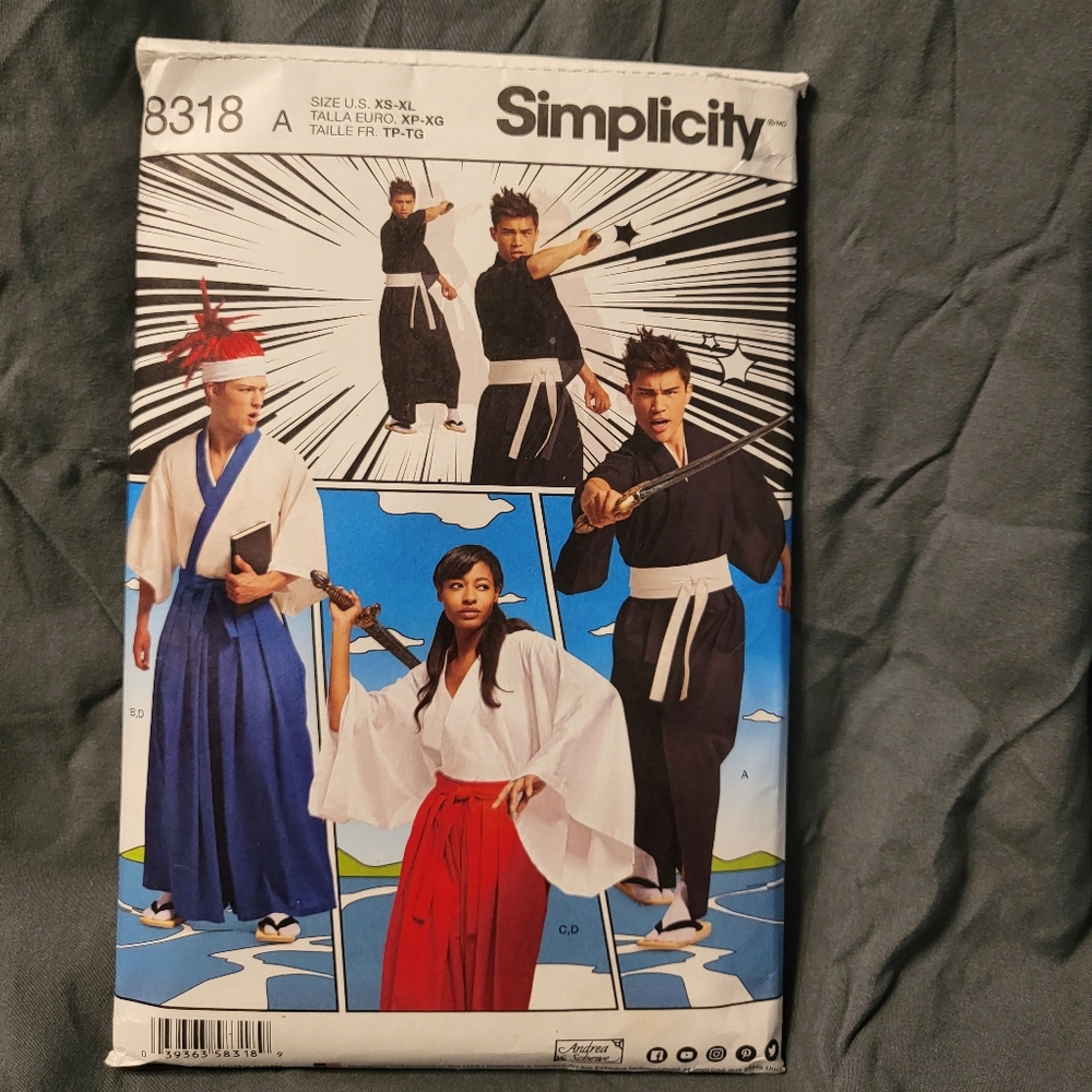 Simplicity Kimono Patern